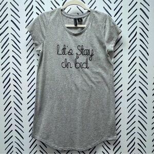 Cynthia Rowley Let’s Stay In Bed Nightgown Tee - S